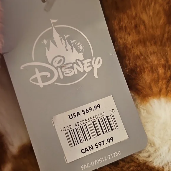 Disney Piglet Fleece Jacket NWT Size M - Picture 2 of 5